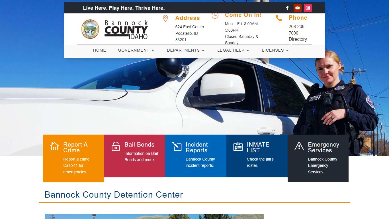 Detention Center - Bannock County, Idaho